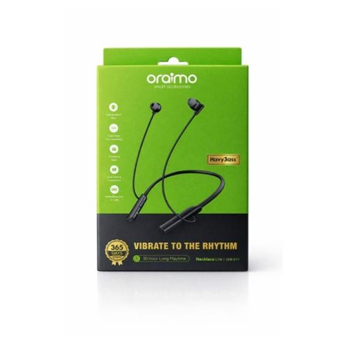 Oraimo Bluetooth Wireless Necklace Lite Earphones With 30