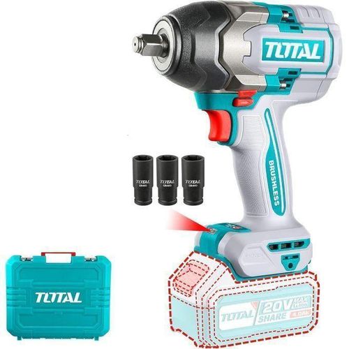 product_image_name-TOTAL-TIWLI2085  Cordless impact  wrench 20V-2