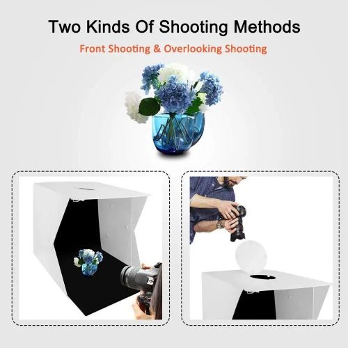 product_image_name-Generic-USB LED Photography Studio 30x30cm Light Tent With Compact Foldable Design For Jewelry And Cosmetic Photos-2