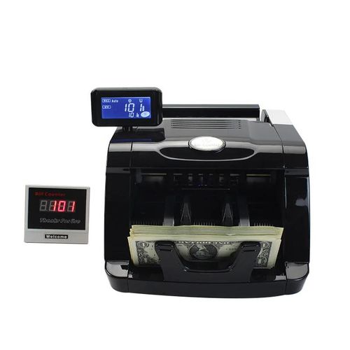 product_image_name-Generic-Automatic Uv Mg Portable Small Money Checker Currency Counting Machine Bill Counter for Bank-2