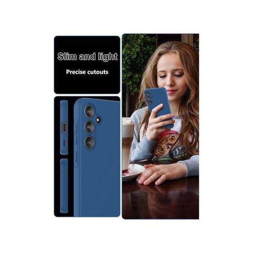 product_image_name-Generic-Original Silicone Cover Case for Samsung M55 – Flexible, Slim & Shock-Absorbing Protection - Blue-3