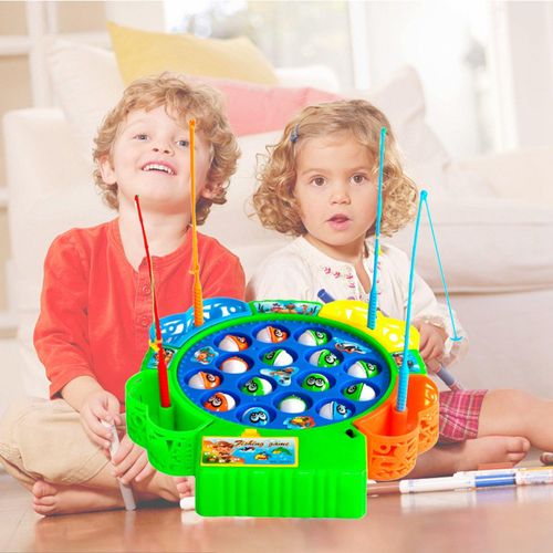 915 Generation Baby Educational Toys Fish Musical Magnetic Fishing Toy Set  @ Best Price Online