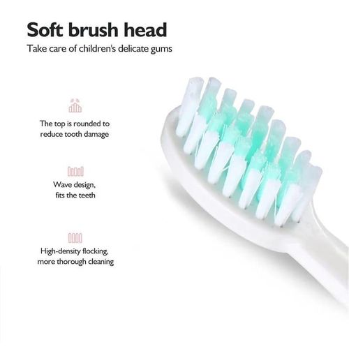 product_image_name-Generic-Kids Toothbrush+3 Replacement Heads+Magnetic Sticker-Battery Operated-4