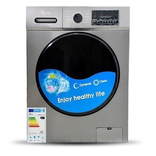 Roch 10KG Front Load Washing Machine – 1200RPM Steam Wash A+++ Energy Saving 10 Wash Programs Fully Automatic Washer Silver