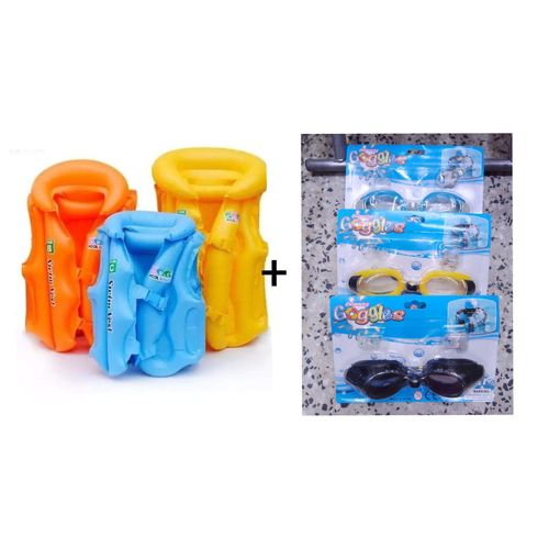 product_image_name-Generic-Kids Inflatable Swimming Floater Jackets + Anti-Fog Swimming Goggles  Safe, Fun, and Comfortable Swimming for Your Little Ones!-1