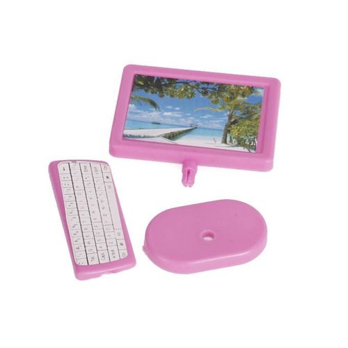 Barbie computer sales set