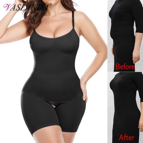 Fashion Shapewear Bodysuit For Plus Size Women Tummy Control Fajas  Colombianas Full Body Shaper Waist Trainer Camisole Slimming Tank Top @  Best Price Online