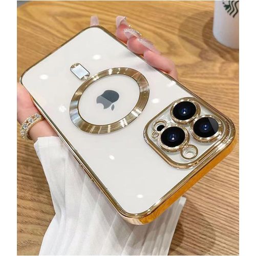 product_image_name-Generic-Magnetic Case For IPhone 15 Pro 6.1 Inch Case Compatible With MagSafe Built-in Camera Lens Protector-1