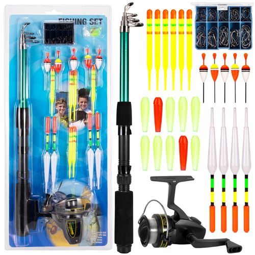 Generic Fishing Rod And Reel Combo 127pcs Fishing Tackle Set