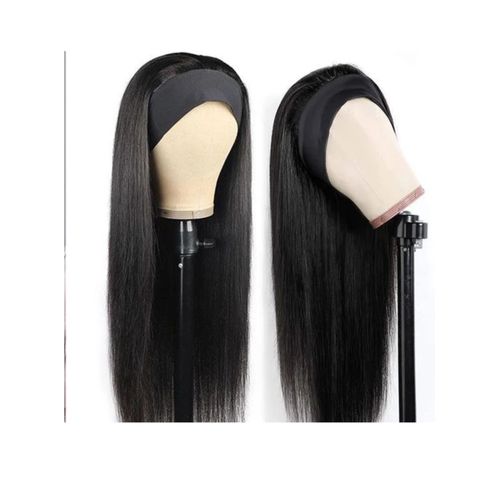 Fashion Natural Straight Headband Wig Free Headband Inside Best