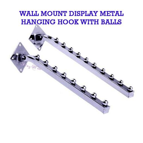 Generic Long Metal Wall Hook Mount Hanging Display Hook With Balls @ Best  Price Online