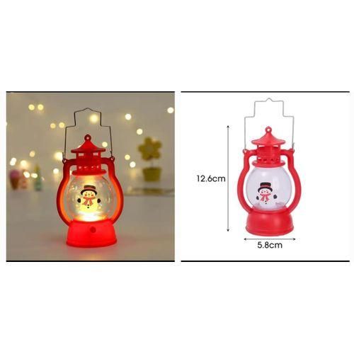 product_image_name-Generic-Antiqued Look Battery Powered, Vintage Christmas Decor Red Lantern.-2