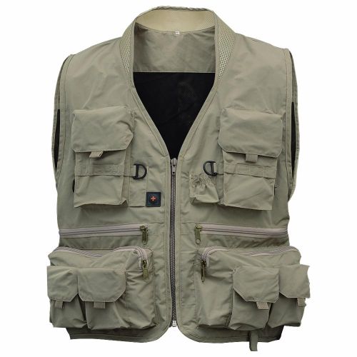 Generic Outdoor Fly Fishing Vest Life Jackets Breathable Men