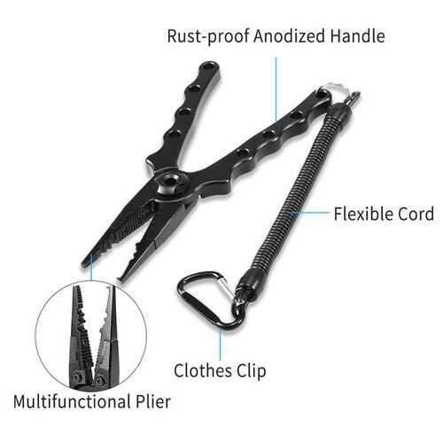 Generic Ultralight Aluminum Fishing Pliers Split Ring Cutters Hooks @ Best  Price Online