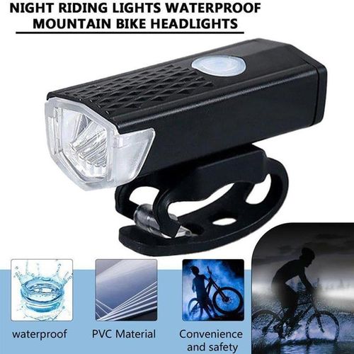 product_image_name-Generic-Bicycle Lights Super Bright Waterproof USB Rechargeable LED Bike Front Light-4