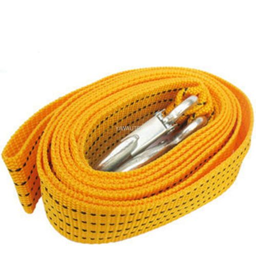 Generic 5 Tons Car Tow Cable Towing S Tow Rope With Hooks For Heavy Duty  Truck Jeep ATV SUV Emergency