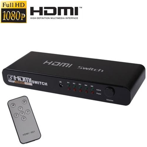 Generic 5 Ports Full HD 1080P HDMI Switch With Switch & Remote ...