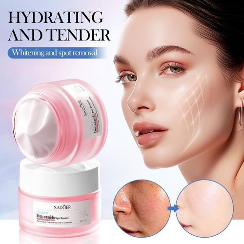 product_image_name-SADOER-2 in1 Niacinamide 10%  Cream+SAlicylic Cream Whitening And Brightening Face CreamCream For Acne - Blackhead Remover - Dark Spot Remover For Face - Scar Removal Cream-6