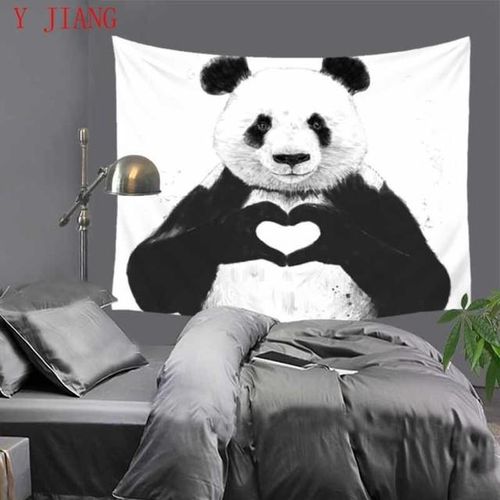 Generic Love Pandas Kids Wall Tapestry Cartoon Deco Background Cloth Children Bedroom Tapestry Ceiling Curtain Shawl 230x180cm Best Price Online Jumia Kenya