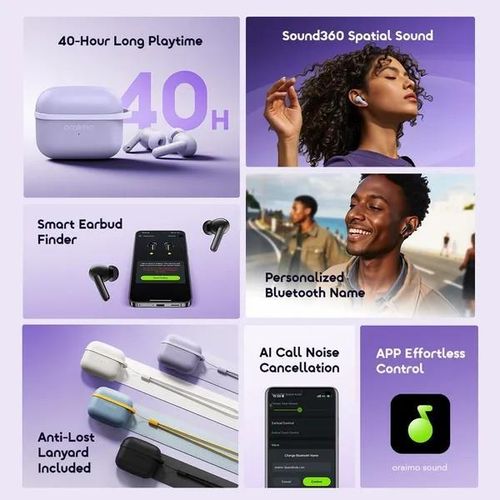 product_image_name-Oraimo-SpaceBuds Lite Sound360 Anti-Lost True Wireless Earbuds Black-5