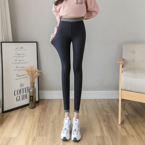 Generic Women's Leggings 2021 Spring Autumn New Thin Velvet Double-Sided  Velvet Ankle Length Pants Stretch Plus Size Slimming Sweatpants @ Best  Price Online