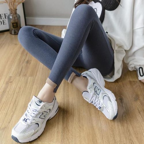 Generic Women's Leggings 2021 Spring Autumn New Thin Velvet Double-Sided  Velvet Ankle Length Pants Stretch Plus Size Slimming Sweatpants @ Best  Price Online