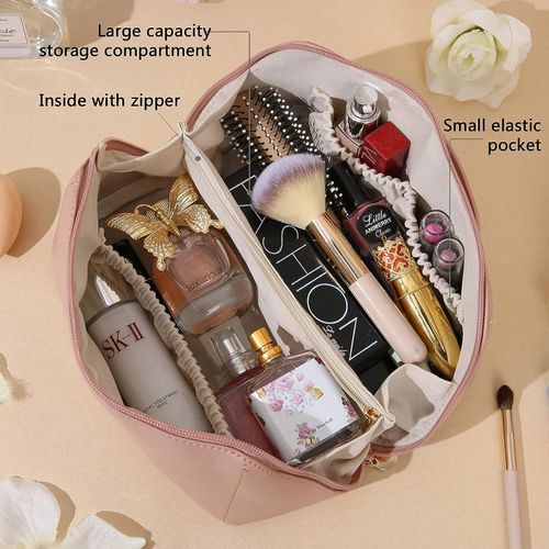 Amazon.com: Travel Cosmetic Bag, Makeup Train Case Makeup Cosmetic Case  Organizer Portable Artist Storage Bag Multi-Function Cosmetics Makeup Brush  Nail Bag for Home Storage Bag Case : Clothing, Shoes & Jewelry