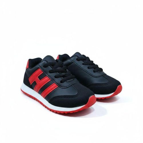 product_image_name-Fashion-black red high quality sporty low cut sneakers shoe for kids-2