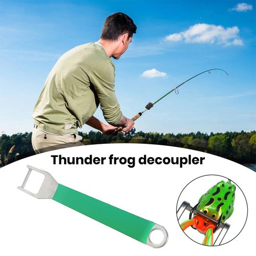 Generic Fishermans Tool Thunder Frog Stainless Steel Hook Remover Anti-lost  Green @ Best Price Online