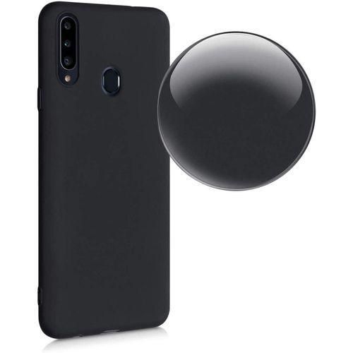 product_image_name-Generic-Shockproof silicone Case Microfiber Lining cover for samsung Galaxy A20s-2