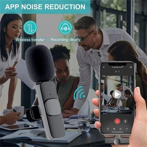 product_image_name-Generic-Creator’s Wireless Lavalier Microphone – 3-in-1 Audio Solution For Phone And Camera-2