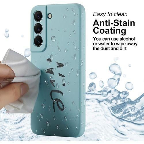 product_image_name-Generic-Samsung Galaxy S22 Shockproof Silicone Case/Cover with Microfiber Lining, Protective Phone Cover-3