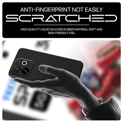 product_image_name-Generic-Soft Silicone Slim Fit Cover Anti-Scratch Shockproof Case for Tecno Pop 9 - Black-4