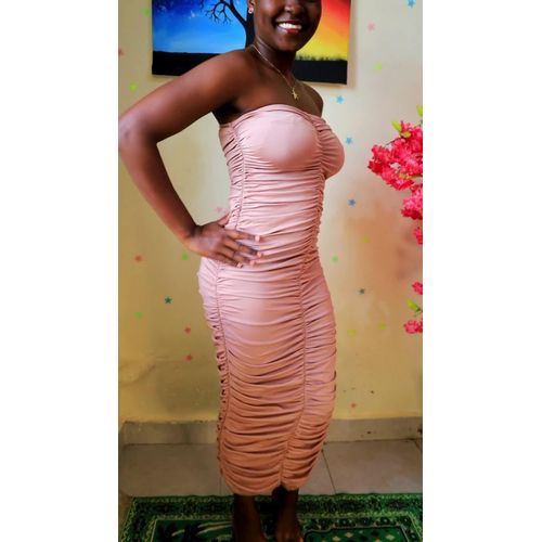 mauve pink bodycon dress Blush Pink Bodycon Dress main image 0