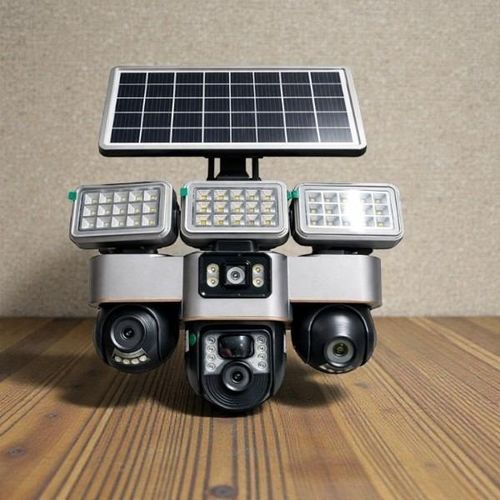 product_image_name-Generic-Secure Cloud Storage Support 12MP 4G PTZ Rotating Triple Lens Camera with Solar Flood Light-1