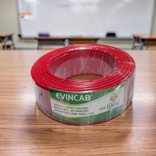 product_image_name-Evin-Red 2.5mm Single Core Resistant to Moisture Flame Retardant Wiring Cable-1