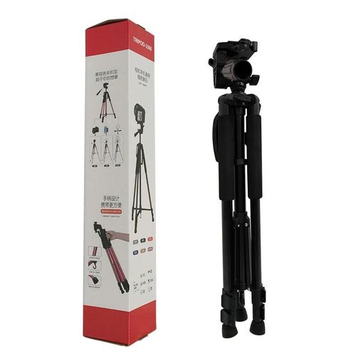 product_image_name-Generic-3366 Proffesional Tripod for camera with mobile holder-1