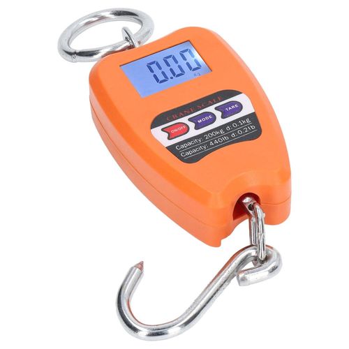 product_image_name-Generic-200 KG Digital Hanging Scale with Accurate Sensors, Handheld 200Kg Mini Crane Scale with Hooks for Meat Butchery Farm Hunting Fishing Hunting Fishing Outdoor Portable Weighing Scale-3