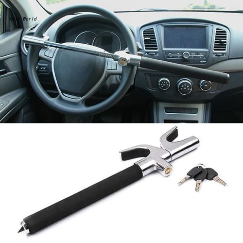 Heavy Duty Steering Wheel Lock Universal Vehicle Car Truck Security  Anti-Theft