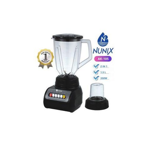 product_image_name-Nunix-AK-105, 2 In 1 Blender With Grinding Machine, 1.5L.-1
