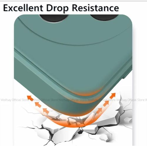 product_image_name-XIAOMI-Redmi 14C Green Soft Silicone Phone Case/ Cover -3