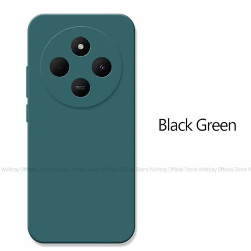 product_image_name-XIAOMI-Redmi 14C Green Soft Silicone Phone Case/ Cover -4