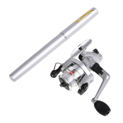 Generic Pen Type Fishing Rod & Spinning Wheel Fishing Reel H8022 Silver @  Best Price Online