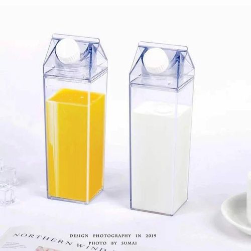 product_image_name-Generic-1000ml,Milk/Beverage Acrylic Rectangular Container.-1