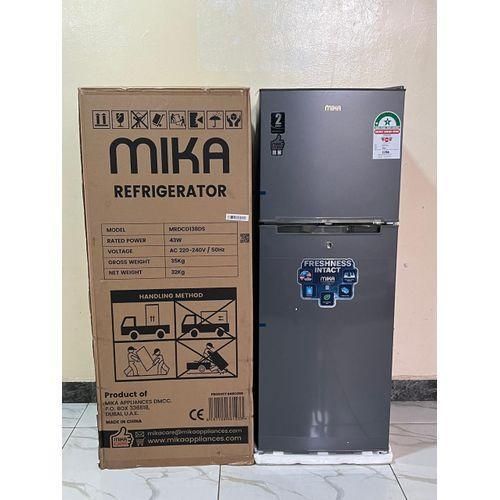 product_image_name-Generic-Mika 138L, 2 Door Top Mount Freezer, Defrost (Direct Cool), Dark Silver-1