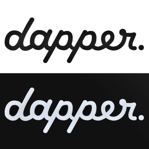 dapper car sticker