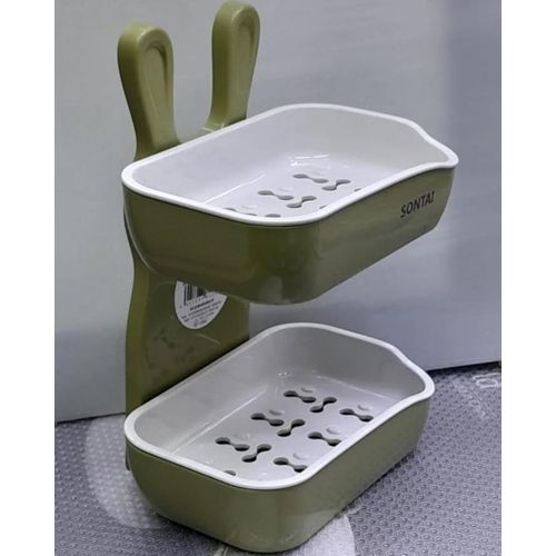 product_image_name-Generic-Mouse-shaped Double Layer Soap Dish-1