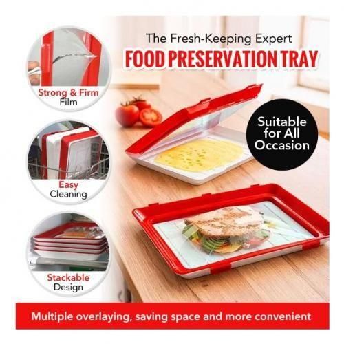 product_image_name-Generic-Fresh Keeping Food Preservation Tray/Fridge Container-1