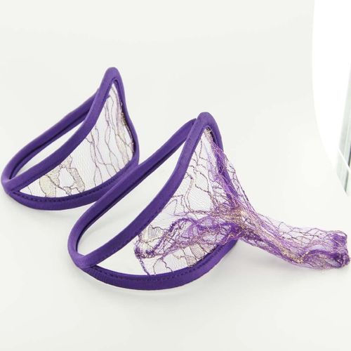 Generic Couple Lover Mens Women C-string Mesh Thong Invisible