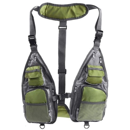 Generic Outdoor Sports Fly Fishing Vest Jacket Chest Mesh Bag Storage Bag  Fishing @ Best Price Online